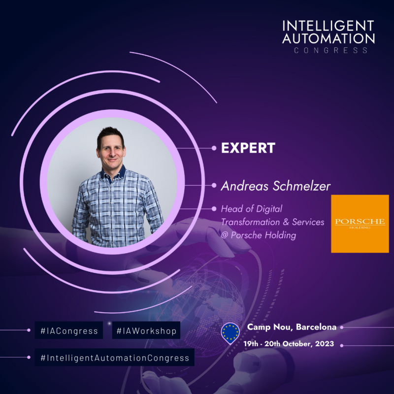 Andreas Schmelzer -- Head of Digital Tasformation & Services @ Porsche Holding